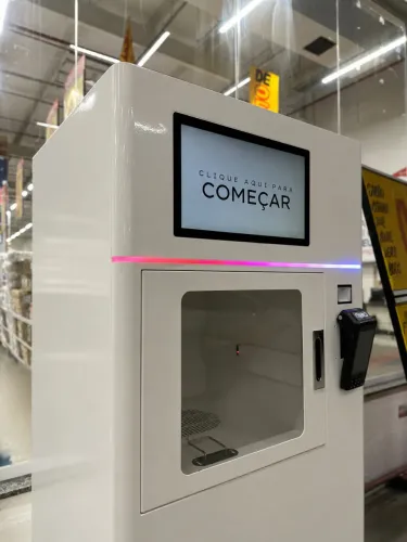 Máquina de Higienização de Capacetes - Pronto para Operação