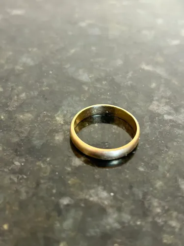 Aliança ouro 18k
