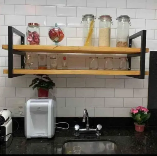 Prateleira cozinha Estilo Industrial