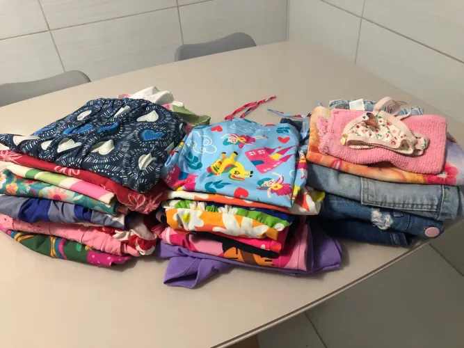 Kit de roupas menina 8/10 anos
