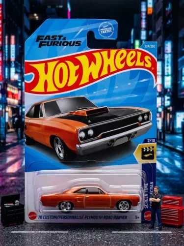 Hot Wheels 1970 Custom/personnalisé Plymouth Road Runner