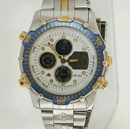 Citizen Promaster mini combo série ouro 