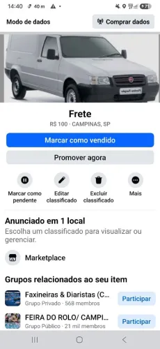 Frete Fiorino