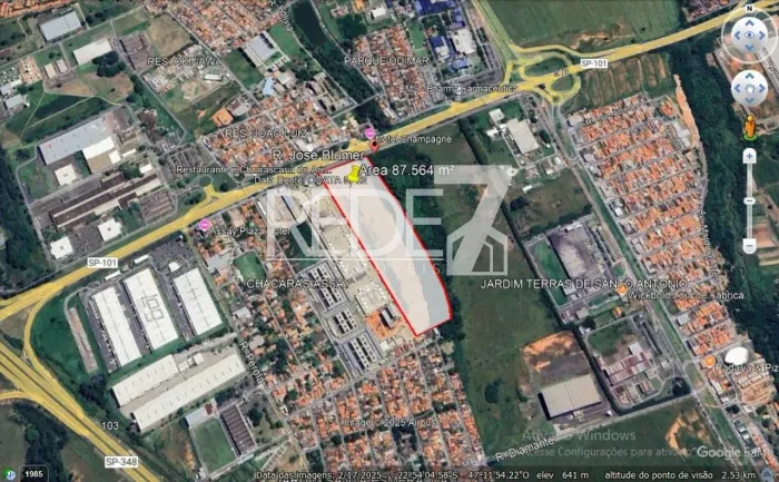 ÁREA INDUSTRIAL em Hortolândia - São Paulo, Chácaras Assay