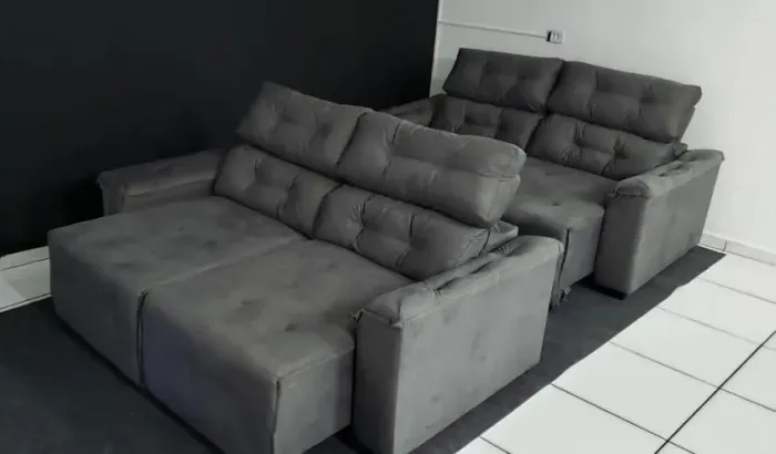 SOFÁ RETRÁTIL FLEX EXCELENTE CUSTO BENEFÍCIO FRETE GRÁTIS 