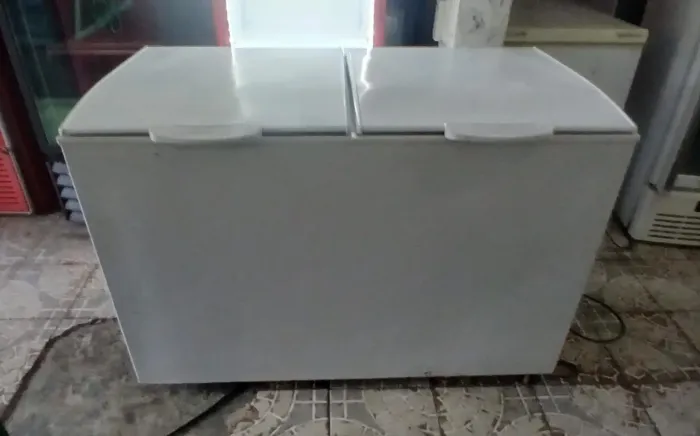freezer horizontal gelopar 411 litros 127V super conservado