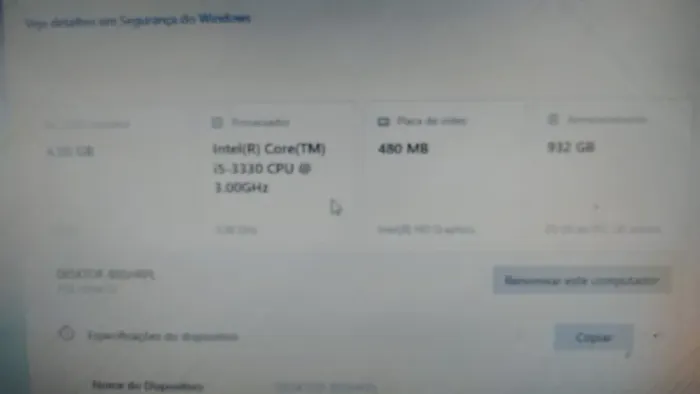 Computador Intel core I5