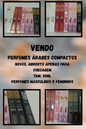 Kit de perfumes compactos árabes