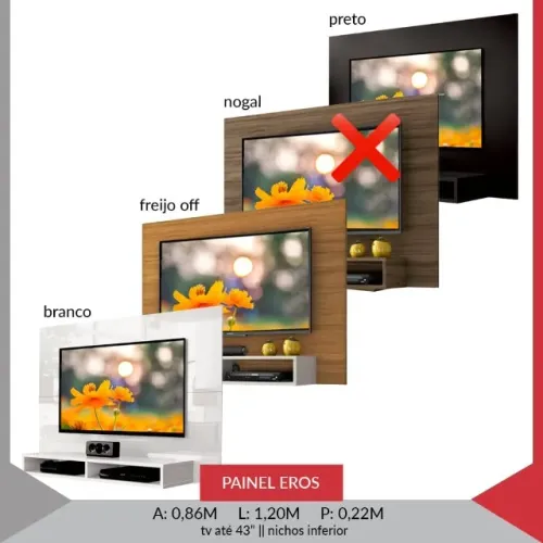 Painel para TV até 43 polegadas 
