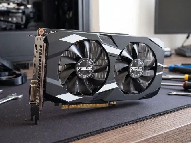 Placa de Vídeo ASUS GeForce GTX 1650 4GB GDDR6 - Semi Nova