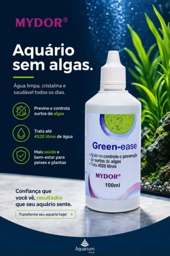 Anti algas para aquário Green Ease