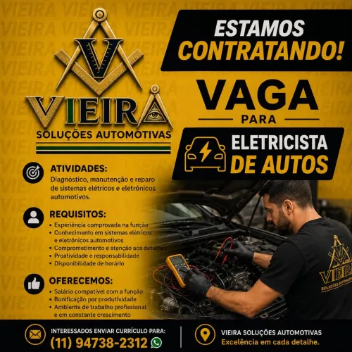 Vaga em Oficina mecânica