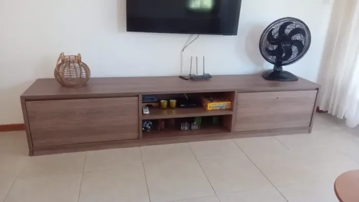 Rack sala mdf madeira