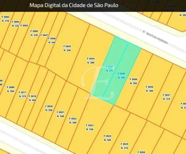 Terreno à venda, 696 m² por R$ 9.600.000,00 - Vila Nova Conceição - São Paulo/SP
