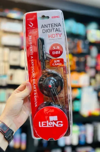 Antena TV Digital UHF HDTV - Imagem Limpa E Sem Chuviscos