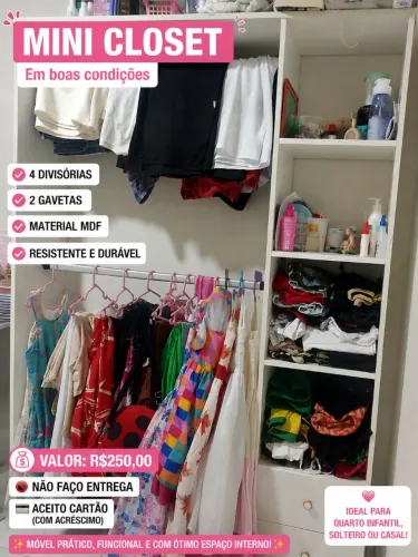 Mini Closet MDF