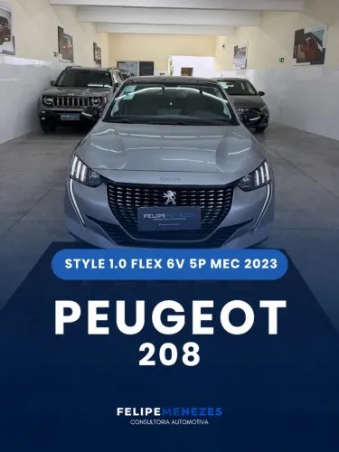 Peugeot 208 Style 1.0 Flex 6V 5P Mec. 2023