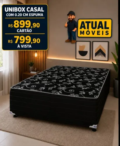 Cama box casal 