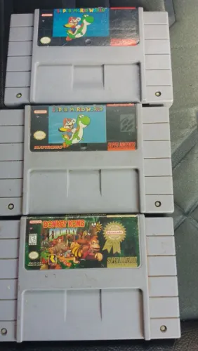 Fitas super Nintendo originais