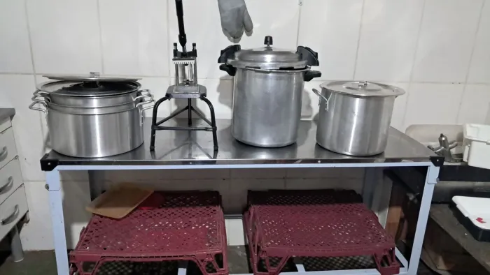 Panela Industrial de alumínio mais Panela de pressão 
