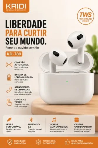 KRIDI KD-789 - Som de Elite, Liberdade Absoluta