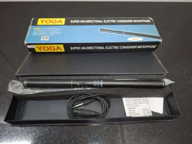 Microfone Condensador Yoga HT-81 Uni-direcional - Profissional