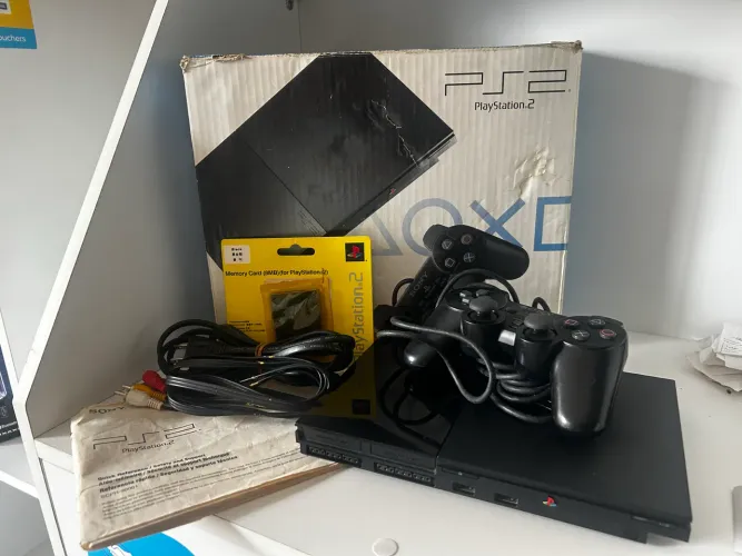 Ps2 slim c/ caixa 