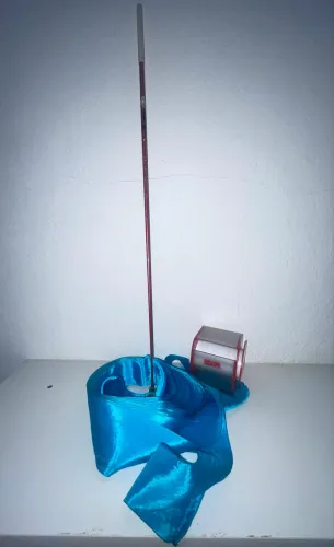 Fita para ginástica rítmica + estilete + porta fita