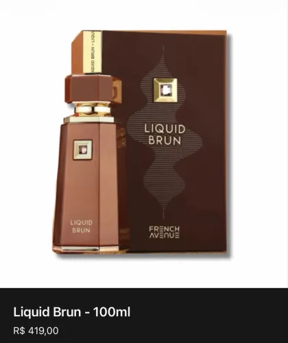 Perfume Liquid Brun