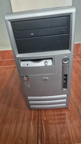 CPU Gabinete HP antigo + 3 cabos + teclado 