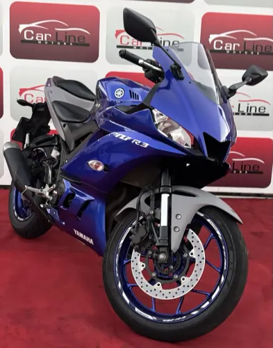 YAMAHA R3 AZUL POUCO RODADA