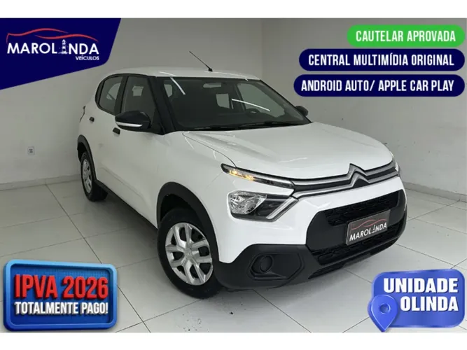 Citroen C3 Live Pack 1.0 Flex 6V 5P Mec. 2025