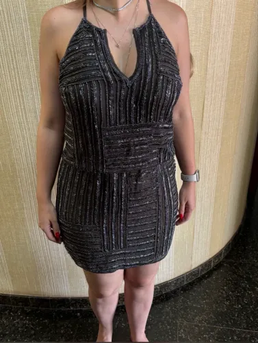 Vestido com pedrarias - john john - 36