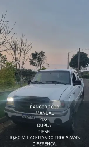 Ford Ranger XLS 3.0 PSE 163cv 4X4 CD TB Dies. 2008