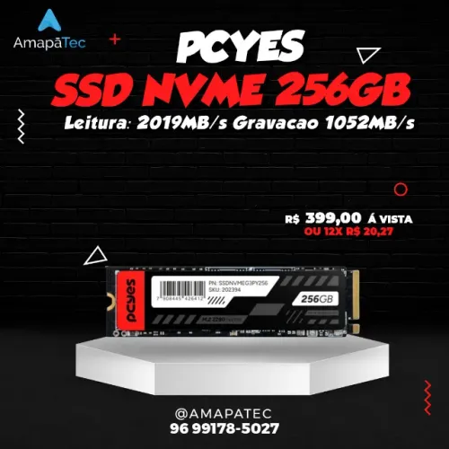 SSD Nvme 256GB Pcyes
