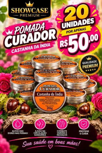Castanha da Índia 20 unidades pomada