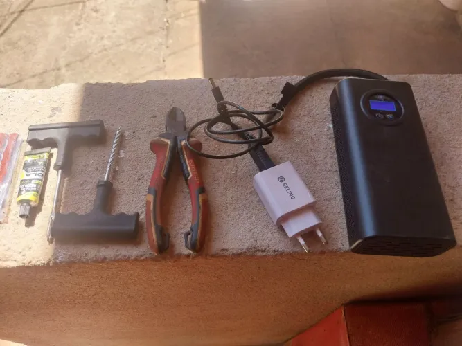 Kit Remendo completo com bomba portátil