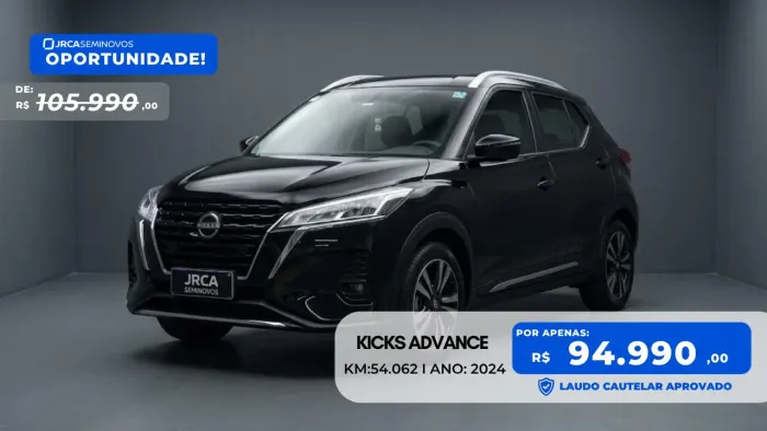 Nissan Kicks Advance 1.6 16V Flex AUT 2024