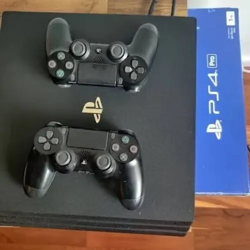 ps4 pro desblok na caixa 2 controles aceita trocas