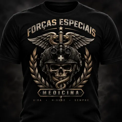 Camisas forças especiais todas disciplinas da faculdade