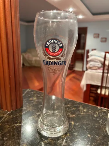 Copo de cerveja Erdinger Weissbier 510ml - como novo