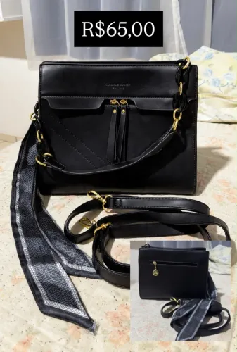 BOLSA PRETA MISS DONG CLASSIC & MODERN NOVA