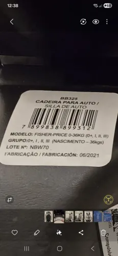 Cadeirinha para carro