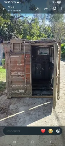 Cabine rádio militar do caminhão E15 engesa