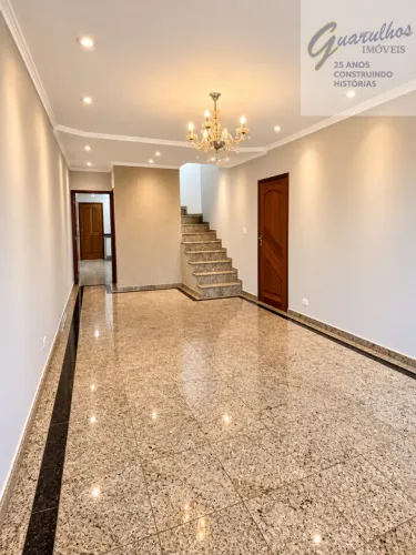 Casa locação ou venda, 128m², 3 quartos, 1 suite, 3 vagas, Vila Rosália, Guarulhos