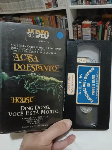 Vhs casa do espanto pole video raro