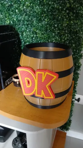 BARRIL DK  DONKEY KONG EM 3D 28CM
