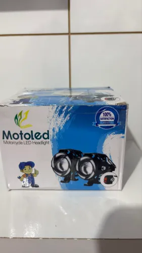 Farol Auxiliar Motoled U7 - kit com três funções de luz