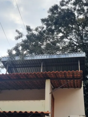 Terraço de zinco.