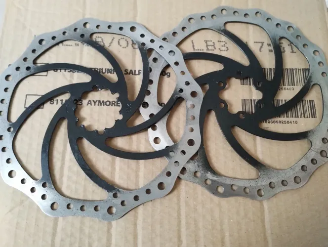 Discos 203 mm bicicleta bike disco freio 